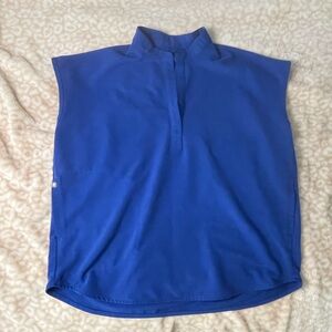 Figs Scrub Top Womens Blue Medium Rafaela Technical Pockets